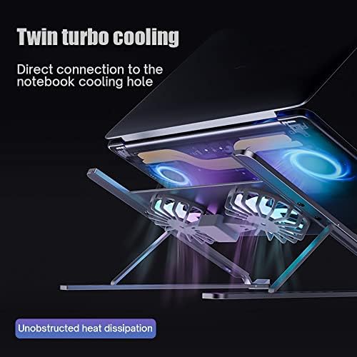 TREXD Alüminyum Ayarlanabilir laptop standı Tablet Desteği Dizüstü Standı soğutma fanı pedi dizüstü bilgisayar tutucu