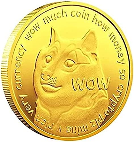 1 Dogecoin Sikke Koruyucu Koleksiyon Hediye Ada Cryptocurrency / Orijinal hatıra parası / Chase Coin