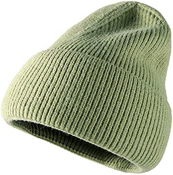 Peluş Şapkalar Kadınlar için Klasik Moda Tıknaz Şapkalar Kış Şapka Kafatası Kap Unisex tığ işi şapkalar Kapaklar