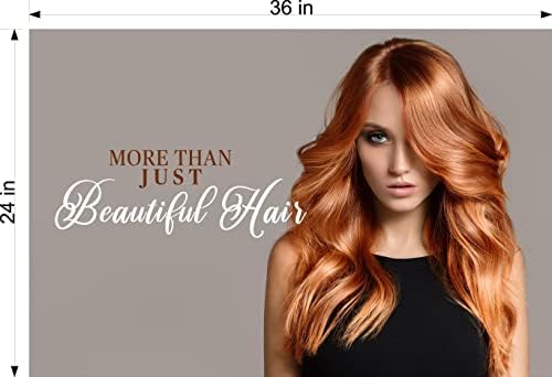Kuaför 30 Renk Bakımı Bakım Güzellik Saç Kesimi Hizmetleri Tabela Reklam Pazarlama Dekor Yatay (DELİKLİ Ağ Tek Yönlü