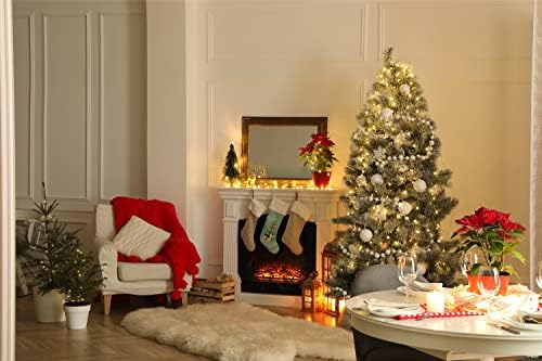 Caroline Hazineleri CK3538CS Fox Terrier Noel Ağacı Noel Çorap, Şömine Asılı Çorap Noel Sezonu Parti Dekor Aile Tatil