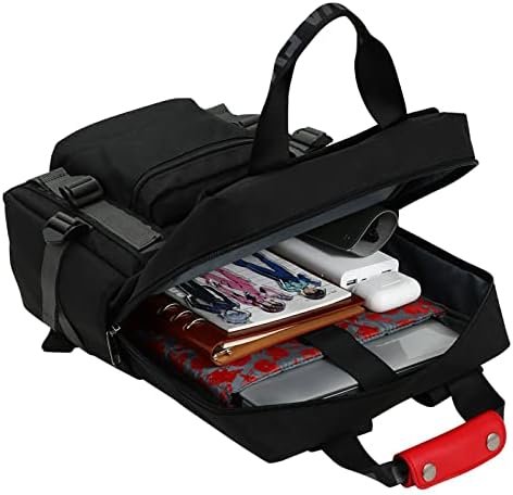 FİREFİRST Evangelion Sırt Çantası Erkekler Kadınlar için 15.6 Laptop Sırt Çantaları Moda Seyahat Eğlence okul çantası