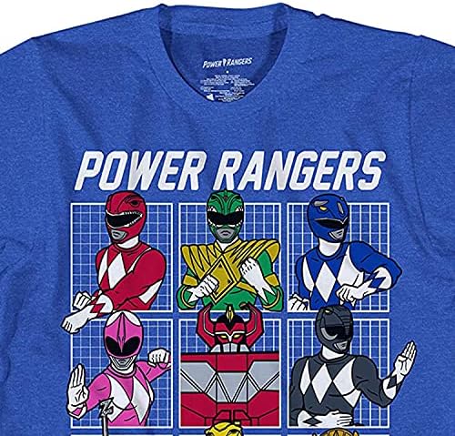 Power Rangers Güçlü Morphin Gömlek-Güçlü Morphin Erkek grafikli tişört