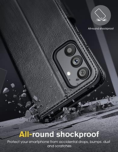 Galaxy A54 5G Cüzdan Kılıf ile Uyumlu OCASE, Kart Tutuculu PU Deri Flip Folio Kılıf RFID Engelleme Kickstand [Darbeye