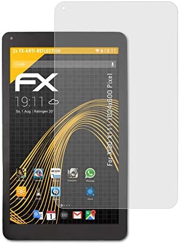 atFoliX Ekran Koruyucu ile Uyumlu XIDO X111 1024x600 Piksel Ekran koruyucu Film, Yansıma Önleyici ve Şok Emici FX