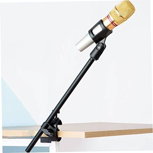 BİENKA Mic Mikrofon Kutup Röportaj için Canlı Teleskopik Açı Yükseklik Klip Uzatılabilir Süspansiyon Podyum Kelepçe