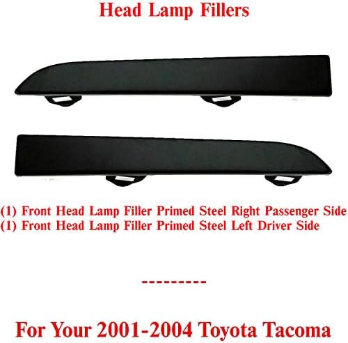 ABD OTOMOBİL parçaları artı Yeni Ön Far Dolgu Astarlı Çelik Sağ Yolcu Ve Sol Sürücü Tarafı Toyota Tacoma 2001-2004
