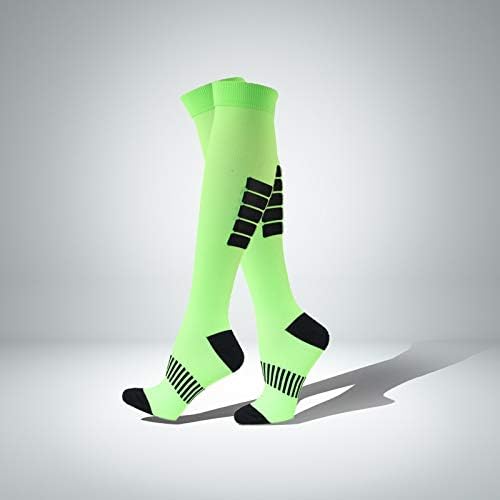 Moda Yumuşak Çorap Kadınlar için spor çorapları Çorap Basınç ve Açık Bacak Elastik Çıkartma Stok (Yeşil, M)