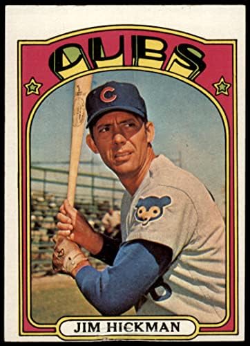 1972 Topps 534 GRN Jim Hickman Chicago Cubs (Beyzbol Kartı) (cubs'ta C & S'de yeşil) İYİ Yavrular