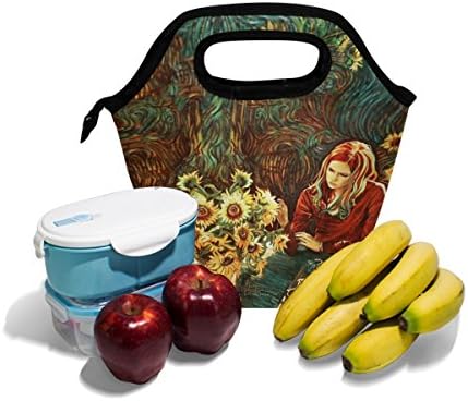 Yetişkinler/Erkekler/Kadınlar/Çocuklar için Vipsk Öğle Yemeği Çantası,Vincent Van Gogh Karen Gillan Amy Pond Doctor