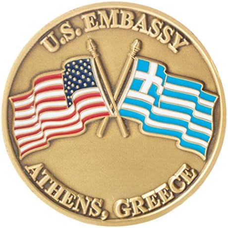 Amerika Birleşik Devletleri Atina, Yunanistan Büyükelçiliği Challenge Coin