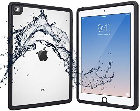 ShellBox için Uyumlu 2017/2018 Su Geçirmez Kılıf iPad 9.7 inç, iPad 6th Nesil Darbeye Dayanıklı Kılıf Suya Dayanıklı