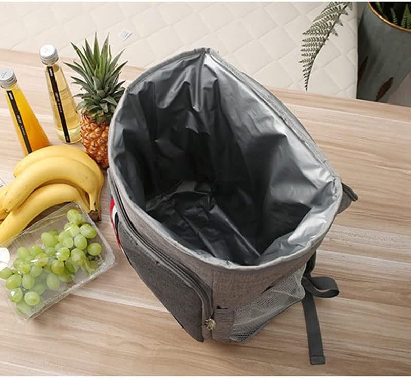 30L Soğutucu Çanta Sırt Çantası Termal Yalıtımlı Paketi için Gıda Serin Sıcak Buzdolabı Çanta Bira Şarap Piknik Çantası