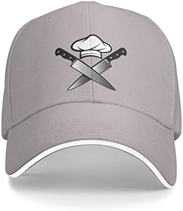 Şef beyzbol şapkası kadın erkek ayarlanabilir yetişkin sandviç baba şapka Unisex için