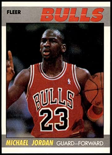 1987 Fleer 59 Michael Jordan Chicago Bulls (Basketbol Kartı) NM / MT Bulls UNC