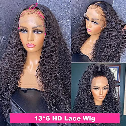 Maxine 13x6 Derin Dalga Dantel Ön Peruk İnsan saçı HD Frontal Su Dalgası insan saçı Peruk Siyah Kadınlar için Uzun