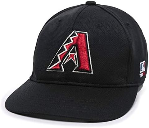 OC Spor Arizona Yetişkin Diamondbacks Çoğaltma Siyah Ayarlanabilir Fit Şapka