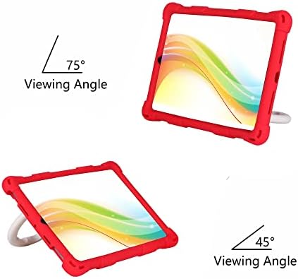 Tablet Çantaları Çocuk Çantası iPad Mini ile Uyumlu 6. Nesil 2021 8.3 inç,Yumuşak Silikon Hafif Kılıf,El Kayışı Omuz