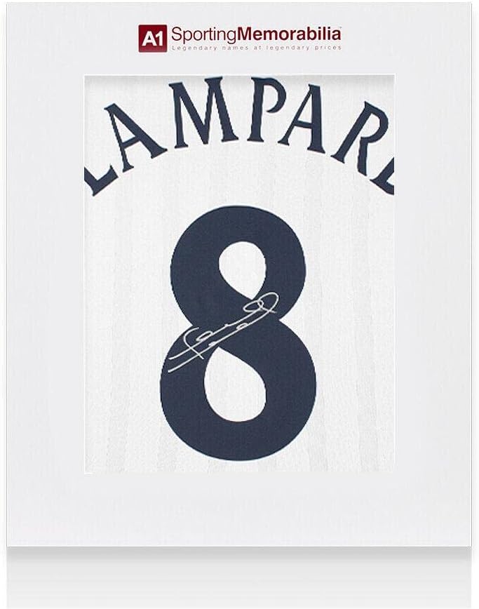 Frank Lampard İmzalı İngiltere Forması: Ana Sayfa, 2002-03-Hediye Kutusu İmzası-İmzalı Futbol Formaları