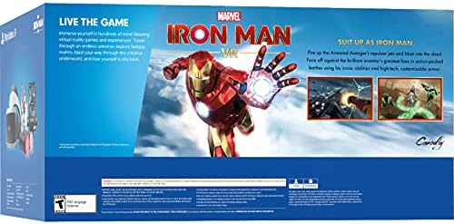 Sony Playstation VR-Marvel'in Iron Man Paketi: Playstation VR Kulaklık, Kamera, 2 Hareket Kontrol Cihazı, Marvel'in