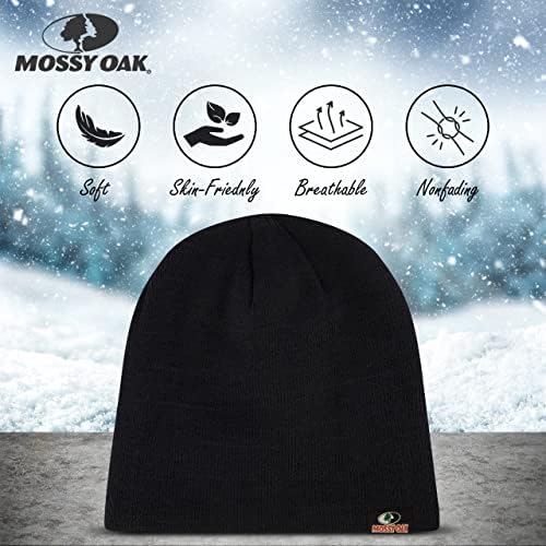 Yosunlu Meşe Kaburga Örme Bayan ve Erkek Şapkaları-Sıcak ve Rahat Bere Şapka-Unisex Kışlık Şapka-3'lü paket
