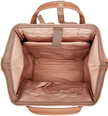 Kah & Kee Suni Deri Sırt Çantası Bebek Bezi çantası Dizüstü Bilgisayar Bölmesi ile Seyahat Okul Kadın Erkek için