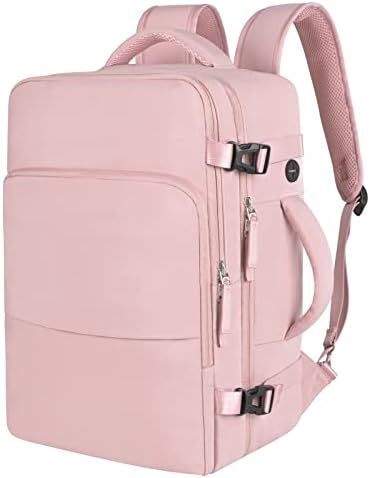 Kadınlar için Snoffic seyahat sırt çantası Havayolu onaylı, kişisel eşya sırt çantası üzerinde taşımak, TSA 15.6